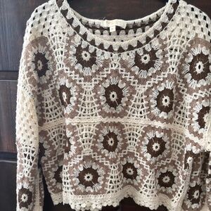 Rebellion acrylic cropped top